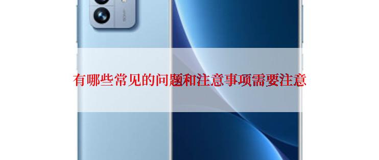 有哪些常见的问题和注意事项需要注意