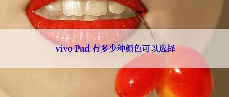  vivo Pad 有多少种颜色可以选择