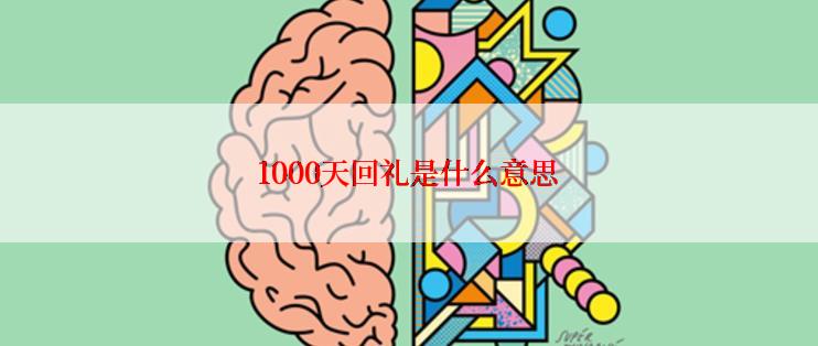 1000天回礼是什么意思