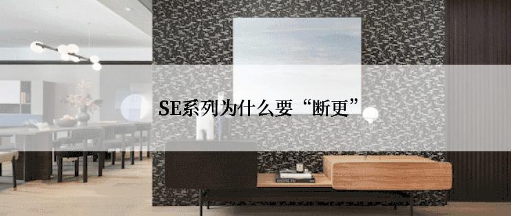  SE系列为什么要“断更”