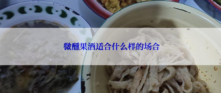  微醺果酒适合什么样的场合