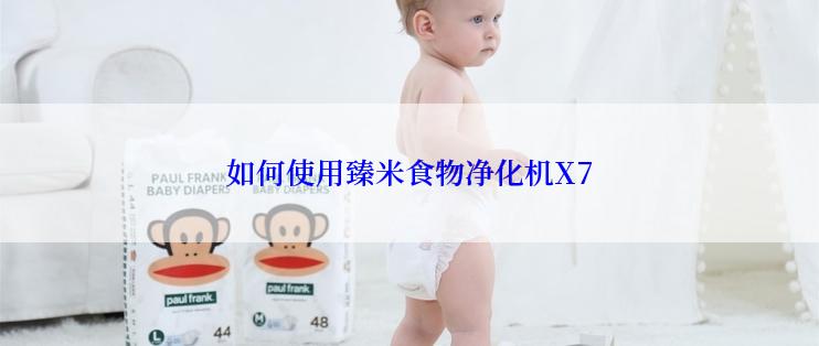 如何使用臻米食物净化机X7