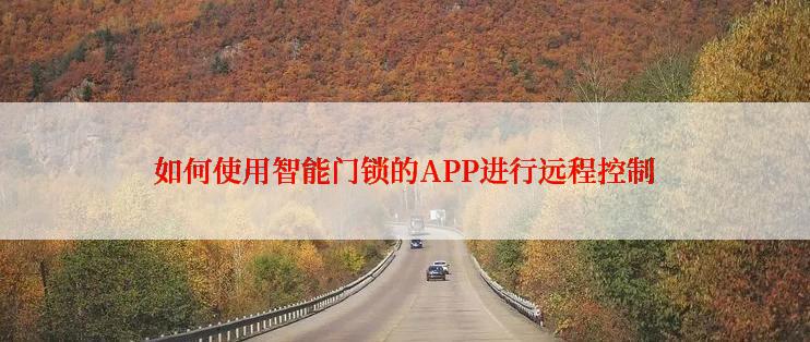 如何使用智能门锁的APP进行远程控制