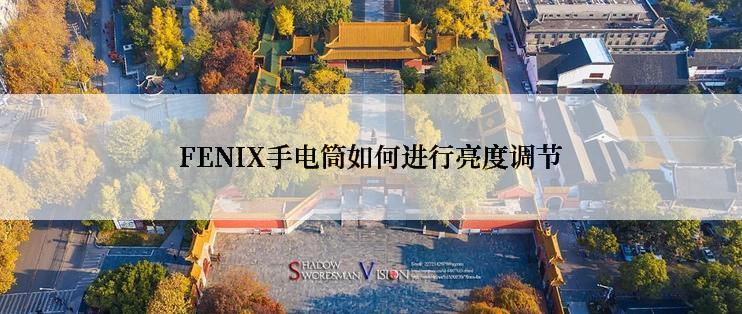 FENIX手电筒如何进行亮度调节