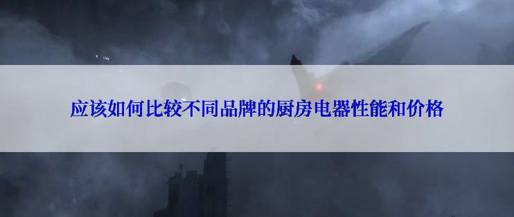 应该如何比较不同品牌的厨房电器性能和价格