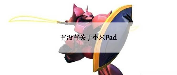 有没有关于小米Pad