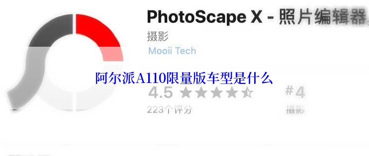阿尔派A110限量版车型是什么