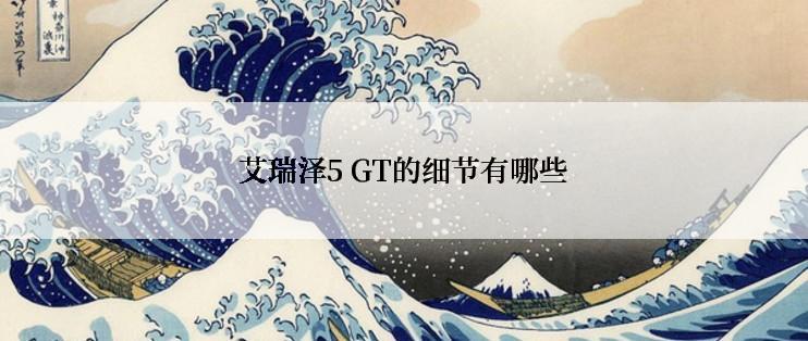 艾瑞泽5 GT的细节有哪些