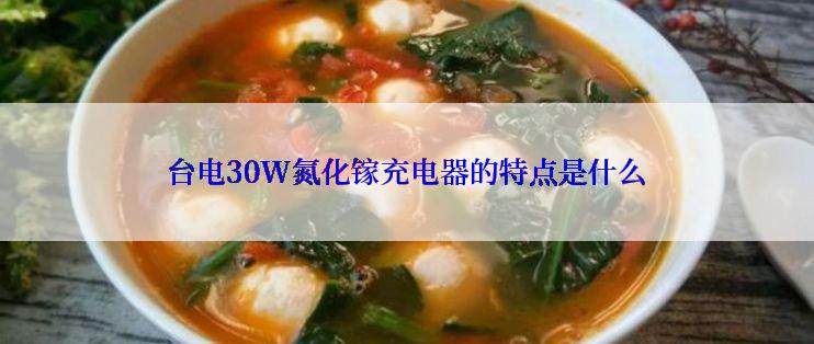 台电30W氮化镓充电器的特点是什么