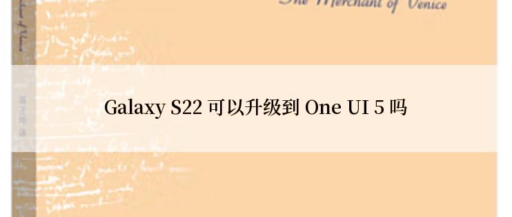 Galaxy S22 可以升级到 One UI 5 吗