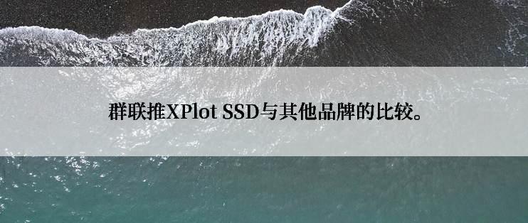 群联推XPlot SSD与其他品牌的比较。