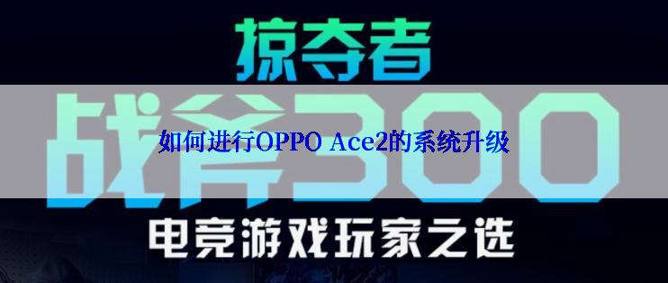 如何进行OPPO Ace2的系统升级