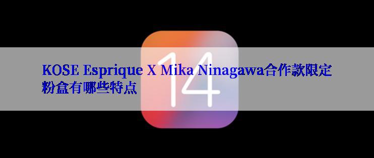 KOSE Esprique X Mika Ninagawa合作款限定粉盒有哪些特点