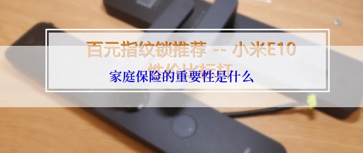 家庭保险的重要性是什么