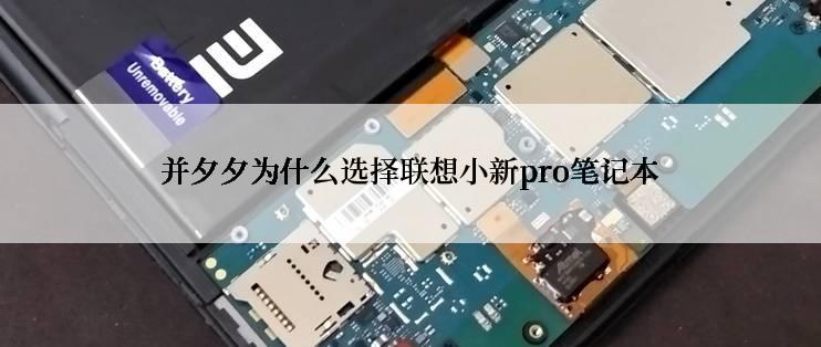 并夕夕为什么选择联想小新pro笔记本