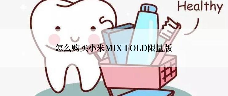 怎么购买小米MIX FOLD限量版