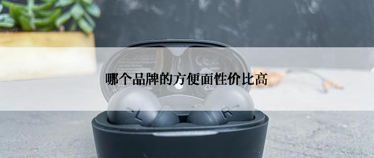 哪个品牌的方便面性价比高