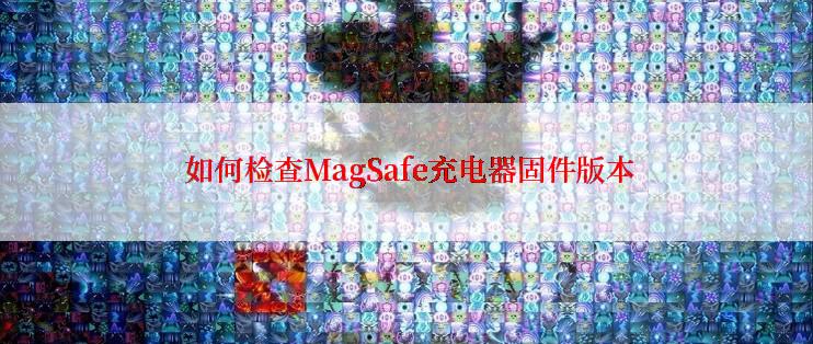  如何检查MagSafe充电器固件版本