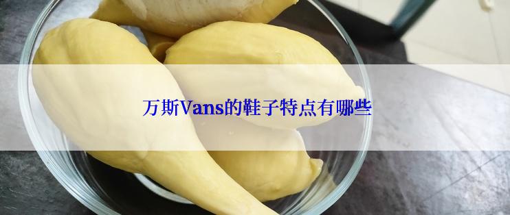  万斯Vans的鞋子特点有哪些