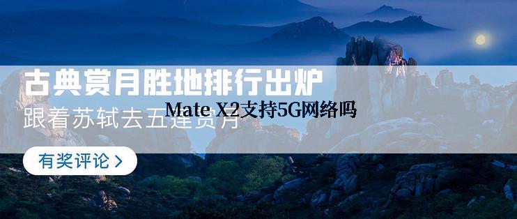  Mate X2支持5G网络吗