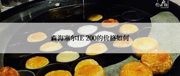 森海塞尔IE 200的价格如何