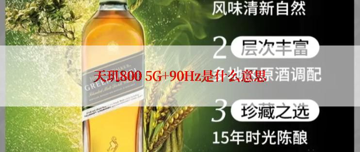 天玑800 5G+90Hz是什么意思