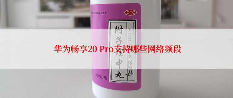  华为畅享20 Pro支持哪些网络频段