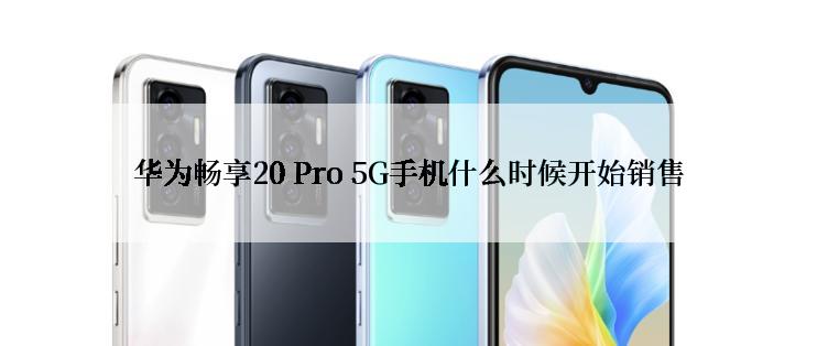 华为畅享20 Pro 5G手机什么时候开始销售