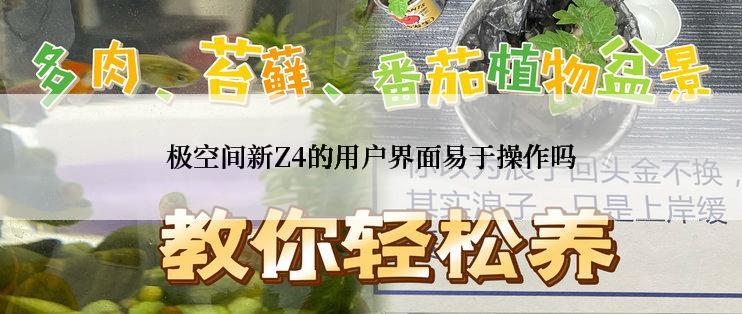 极空间新Z4的用户界面易于操作吗