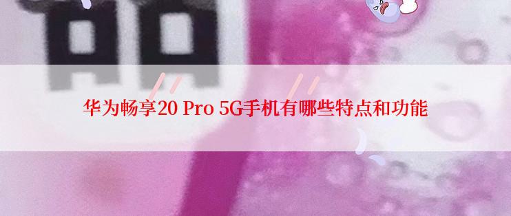 华为畅享20 Pro 5G手机有哪些特点和功能