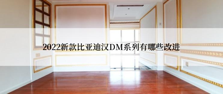 2022新款比亚迪汉DM系列有哪些改进