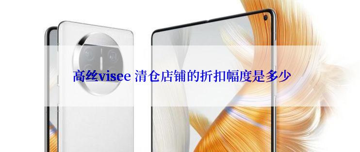  高丝visee 清仓店铺的折扣幅度是多少