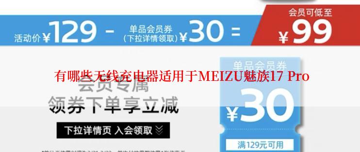  有哪些无线充电器适用于MEIZU魅族17 Pro