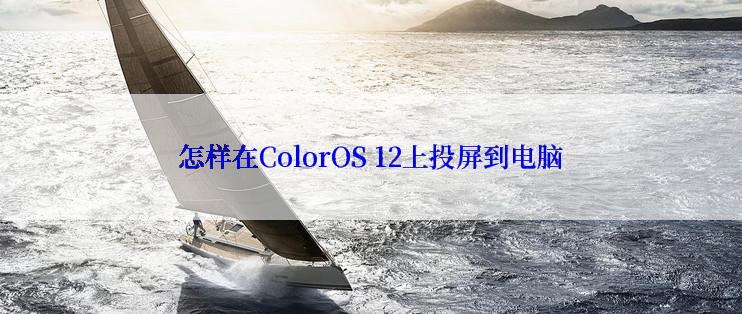 怎样在ColorOS 12上投屏到电脑