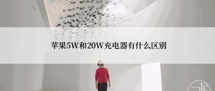  苹果5W和20W充电器有什么区别