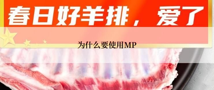 为什么要使用MP