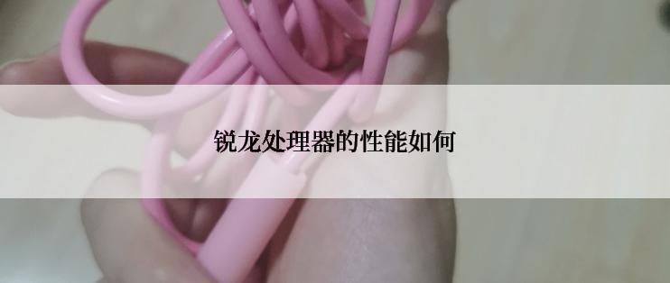 锐龙处理器的性能如何