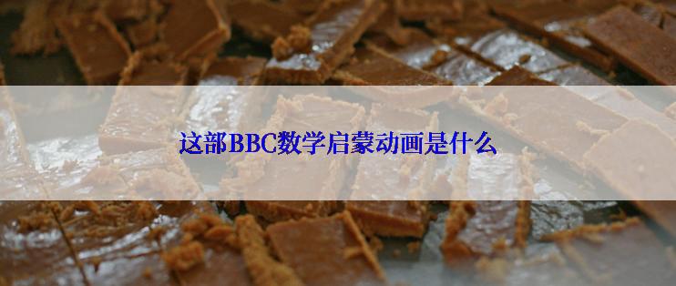 这部BBC数学启蒙动画是什么