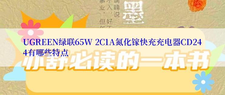 UGREEN绿联65W 2C1A氮化镓快充充电器CD244有哪些特点