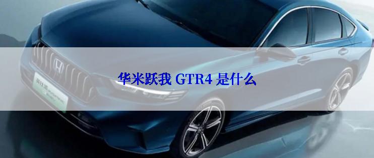 华米跃我 GTR4 是什么