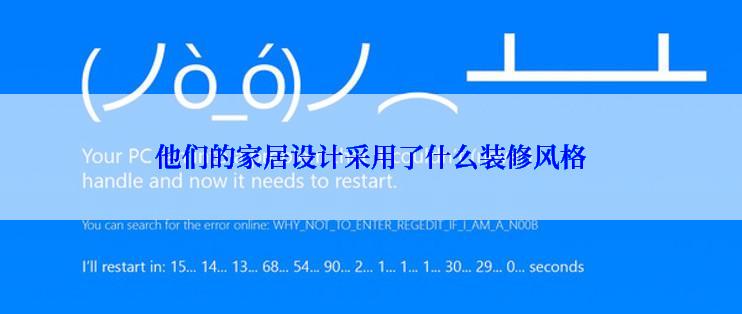 他们的家居设计采用了什么装修风格