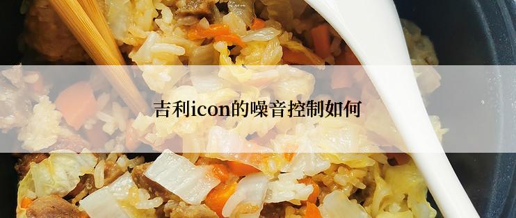 吉利icon的噪音控制如何