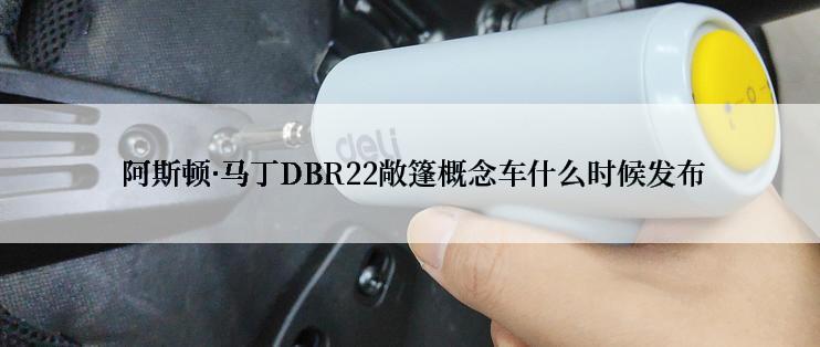  阿斯顿·马丁DBR22敞篷概念车什么时候发布