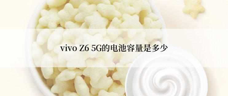 vivo Z6 5G的电池容量是多少