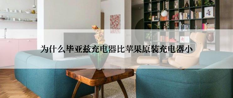 为什么毕亚兹充电器比苹果原装充电器小