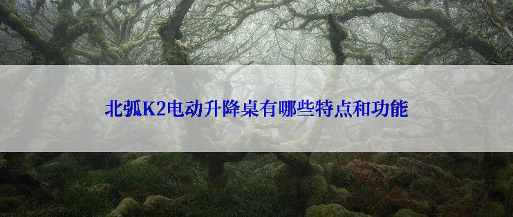 北弧K2电动升降桌有哪些特点和功能