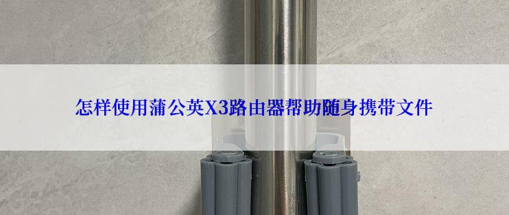 怎样使用蒲公英X3路由器帮助随身携带文件