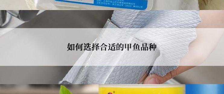 如何选择合适的甲鱼品种