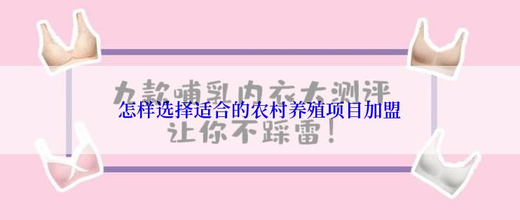 怎样选择适合的农村养殖项目加盟