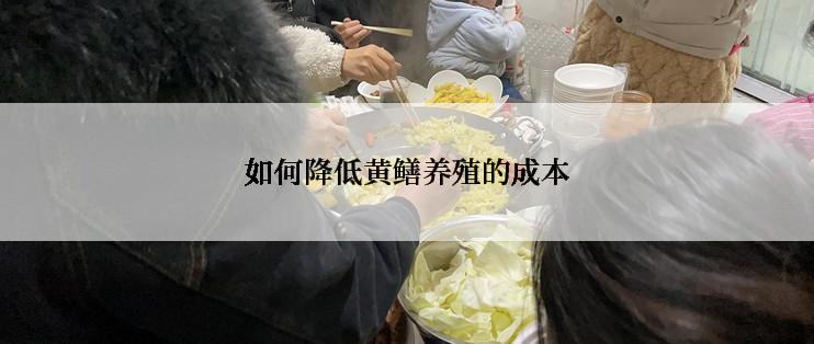 如何降低黄鳝养殖的成本